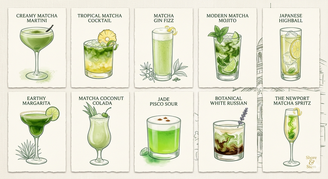 10 Matcha Cocktails That Are Shaking Up the Bar Cart