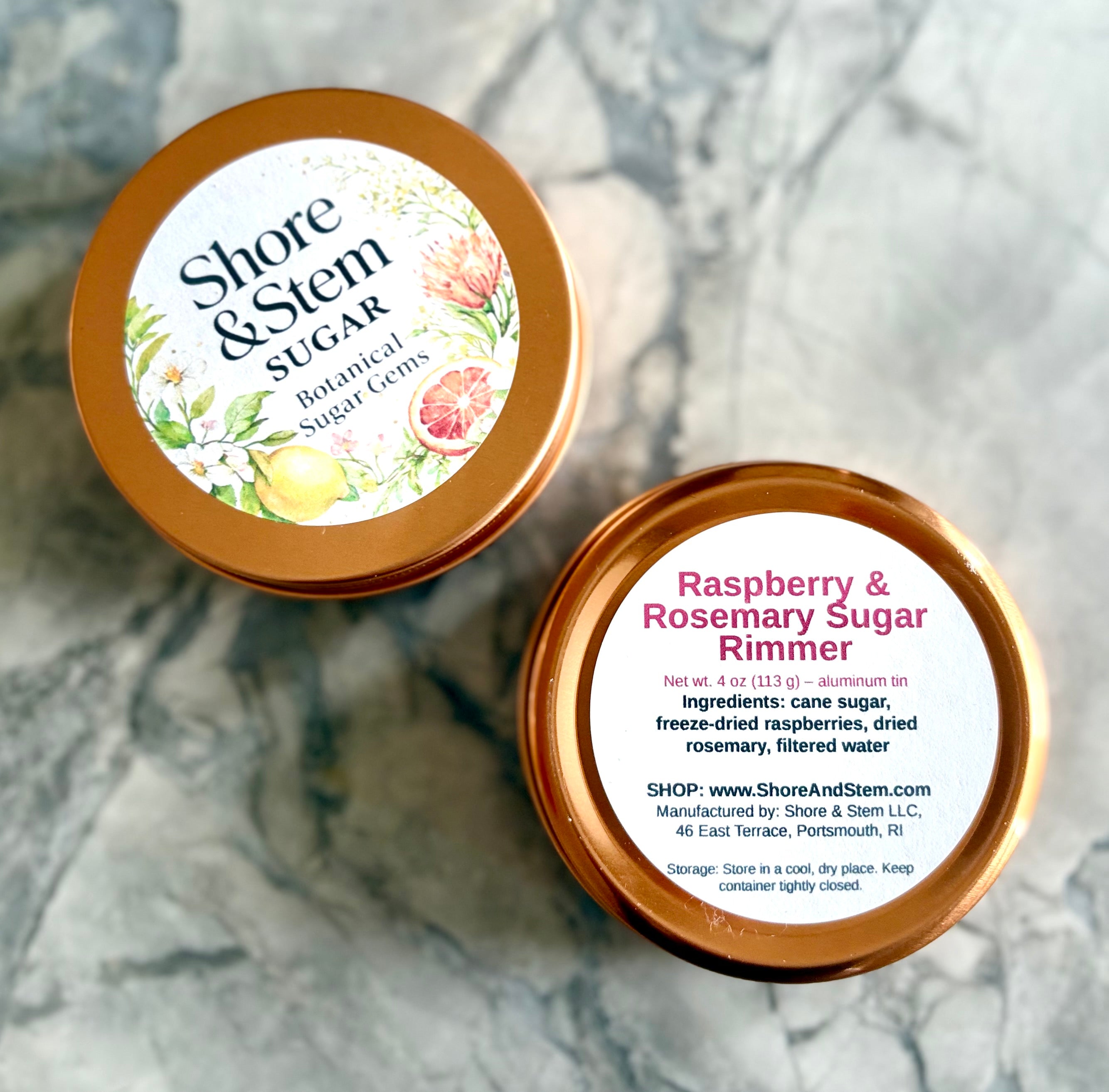 Raspberry & Rosemary Cocktail Rimmer