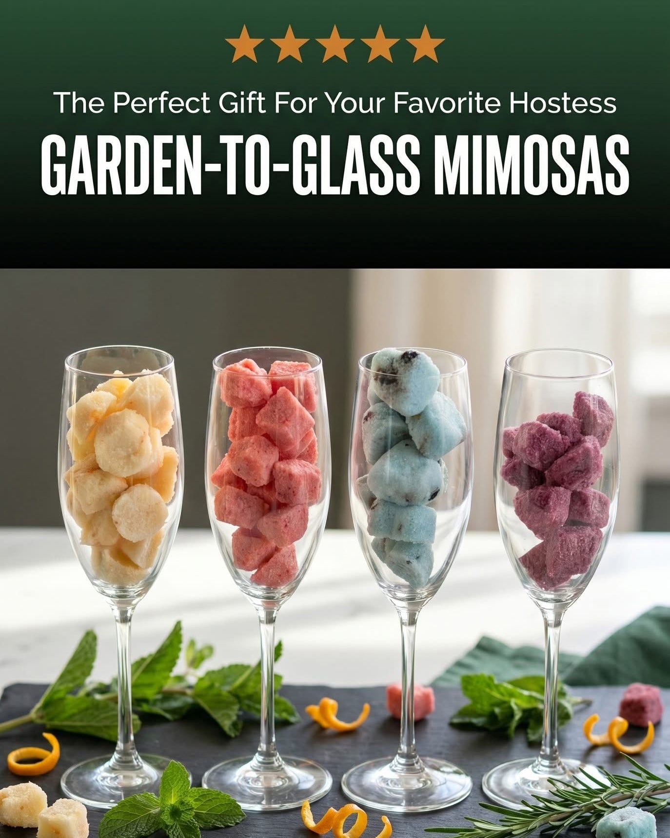 Rainbow Mimosa Kit - Botanical Mixology Gift Set