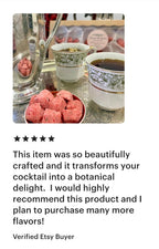 Strawberry & Lemon Balm Beverage Gems