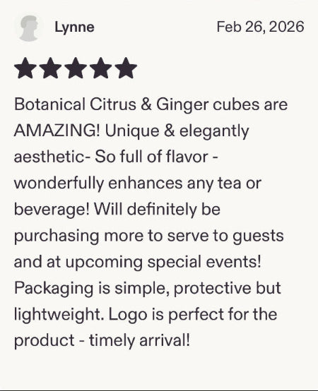 Gilded Citrus Beverage Gems