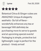 Gilded Citrus Beverage Gems