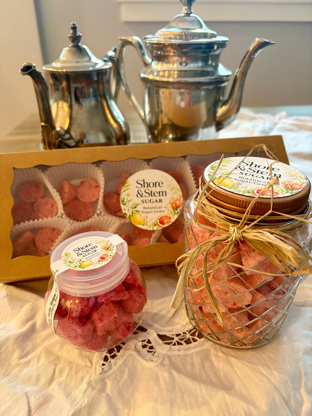 Strawberry & Lemon Balm Beverage Gems