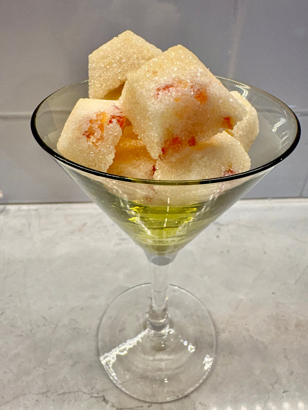 Gilded Citrus Beverage Gems