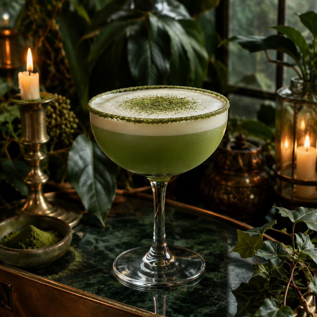 Jade Matcha Cocktail Rimmer